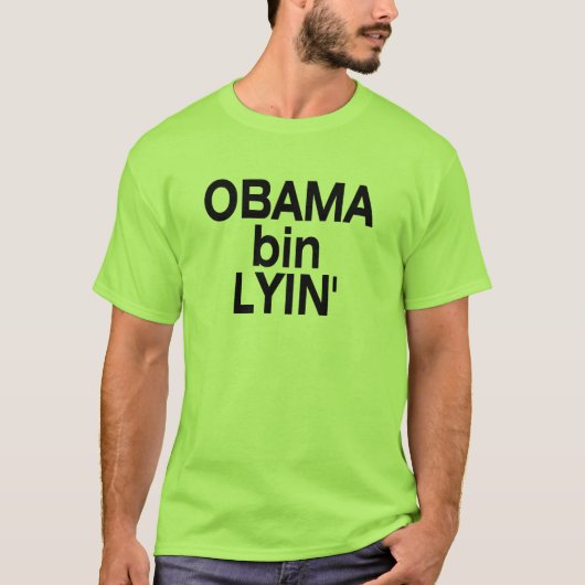 オバマのbin Lyin Tシャツ (正面)