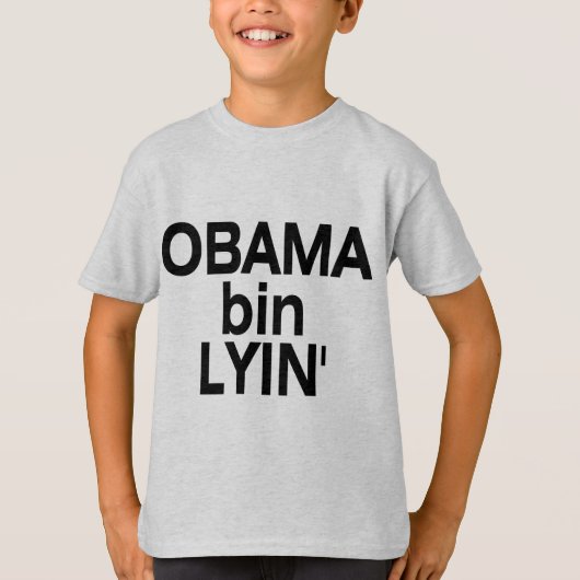 オバマのbin Lyin Tシャツ (正面)