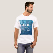 オバマのTシャツのための連合作られたギーク Tシャツ (正面フル)