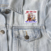 オバマのYes叔父さん私達はアメリカを取り戻してもいいです 缶バッジ (インサイチュ)