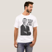 オバマのYes私達は|のTシャツできます Tシャツ (正面フル)