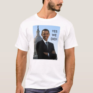 オバマのYes私達は! Tシャツ