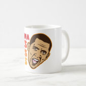 オバマはうそうそのあります コーヒーマグカップ (正面右)