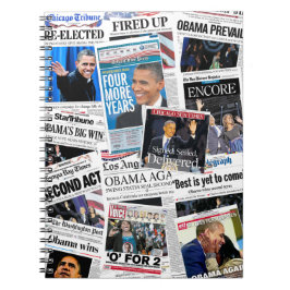 オバマは再選の2012年のノートに勝ちます ノートブック