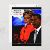 オバマは私のステープラーを取りました ポストカード (正面/裏面)