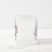 オバマは私の同郷人2012のギアです フロストグラスマグカップ (中央)