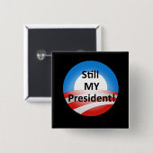 オバマは私の大統領ですDump Trump Pin Button 缶バッジ (正面&裏面)