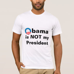 オバマは私の大統領ではないです Tシャツ