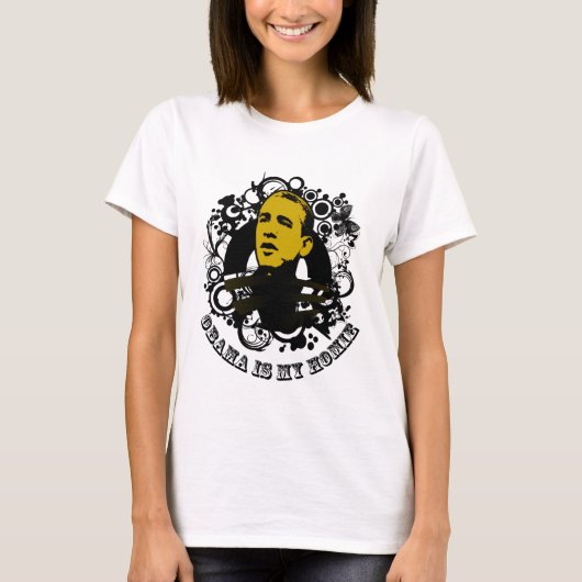 オバマは私の家だ Tシャツ (正面)