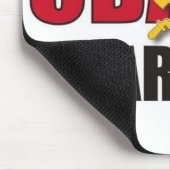 オバマは私をおびえさせます マウスパッド (コーナー)