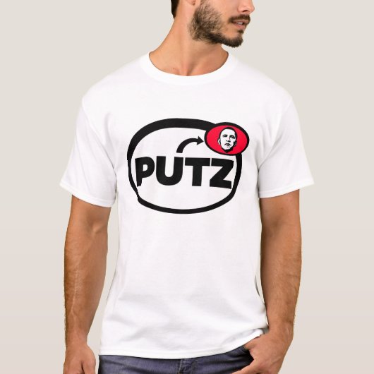 オバマはPutzのワイシャツです Tシャツ (正面)