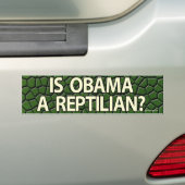オバマはReptilianですか。 ステッカー (車上)