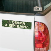 オバマはReptilianですか。 ステッカー (トラック上)