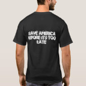 オバマを弾劾して下さい Tシャツ (裏面)