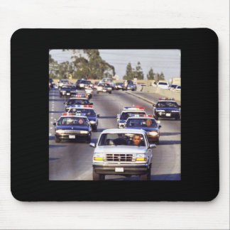 オバマを追いかける警官の車のトランプとJd Vance マウスパッド