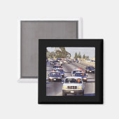 オバマを追いかける警官の車のトランプとJd Vance マグネット (正面/裏面)