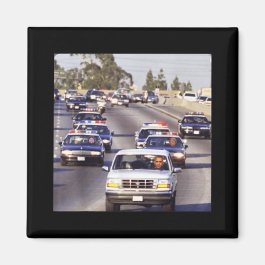 オバマを追いかける警官の車のトランプとJd Vance マグネット (正面)