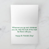 オバマアイルランド-グリーティングカード カード (内部)