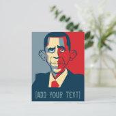 オバマカスタム ポストカード (スタンド正面)