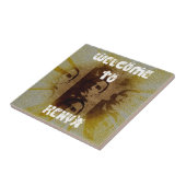 オバマカレッジとケニアへようこそ タイル (側面)