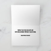 "オバマクロース"のオバマクリスマスカード シーズンカード (内部)