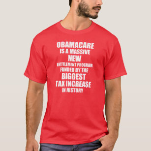 オバマケア最大の増税 Tシャツ