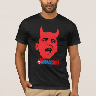 オバマケア-停止オバマケア Tシャツ