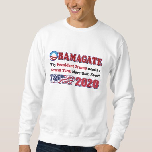 オバマゲイト – トランプ2020 スウェットシャツ (正面)