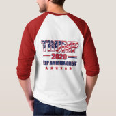 オバマゲイト – トランプ Tシャツ (裏面)