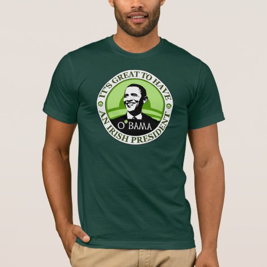 オバマセントパトリック日 Tシャツ (正面)