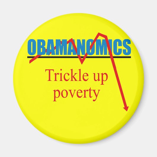 オバマノミクス – 貧困の崩壊 マグネット (正面)