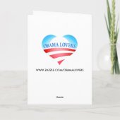 オバマハッピーハローウィン – グリーティングカード (裏面)