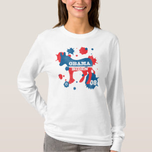 オバマバイデン氏のペンキ Tシャツ