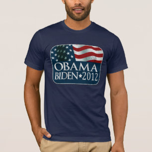 オバマバイデン氏の動揺してな2012年の選挙 Tシャツ