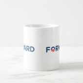 オバマバイデン氏2012先に(濃紺) コーヒーマグカップ (中央)