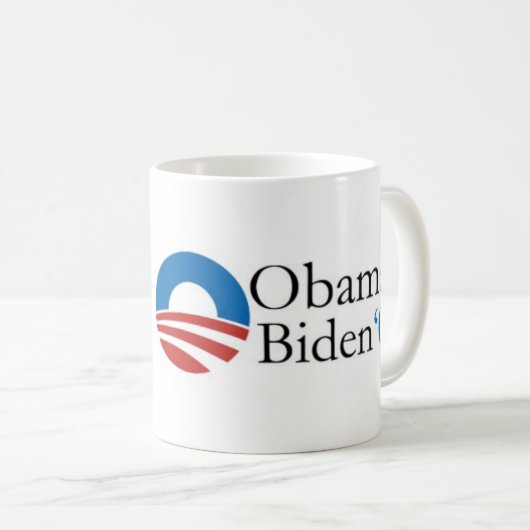 オバマバイデン氏「08のマグ コーヒーマグカップ (正面右)