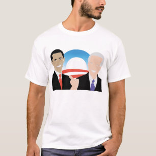 オバマバイデン氏「08の基本的なTシャツ Tシャツ