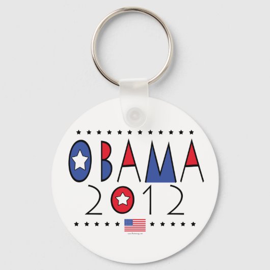 オバマバラク大統領2012ギア キーホルダー (正面)