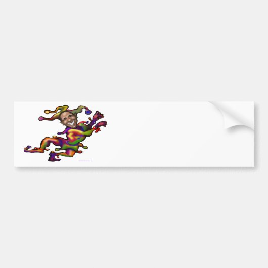 オバマピエロ バンパーステッカー (正面)