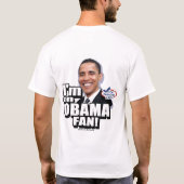 オバマファンのワイシャツ Tシャツ (裏面)