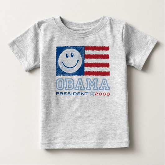 オバマベビー ベビーTシャツ (正面)