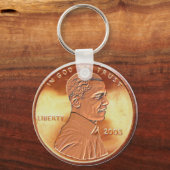 オバマペニーキーチェーン キーホルダー (正面)