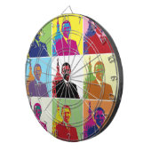 オバマポップ・アートの芸術大統領 ダーツボード (正面右)