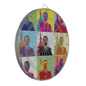 オバマポップ・アートの芸術大統領 ダーツボード (正面左)