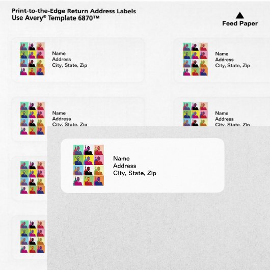 オバマポップ・アートの芸術大統領 ラベル