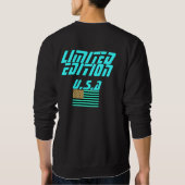 オバマメンズ豊富な愛セーター スウェットシャツ (裏面)