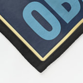 オバマヴィンテージ大統領2028オバマ_27 フリースブランケット (角)