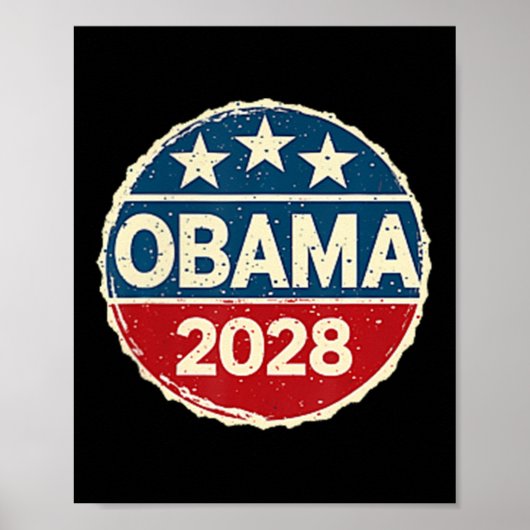 オバマヴィンテージ大統領2028オバマ_30 ポスター (正面)