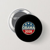 オバマヴィンテージ大統領2028オバマ_42 缶バッジ (正面&裏面)