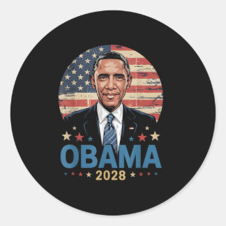 オバマヴィンテージ大統領2028オバマ_44 ラウンドシール